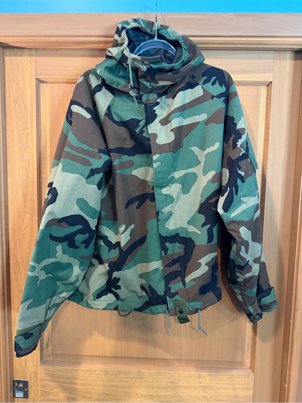 Government Issue Army Military Camouflage Chemical Jacket Large New Condition